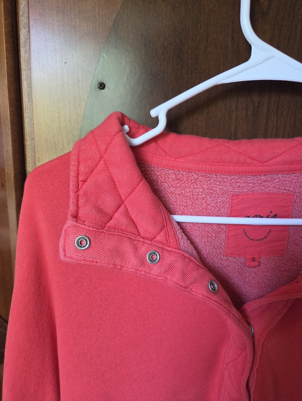 Aerie Oh Snap! Bright Red Pullover Sweatshirt - Picture 4 of 10